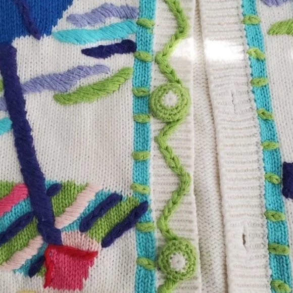 Casual Living Beachy Sweater Sz XL Long Sleeve Knit Sweater - Picture 6 of 9